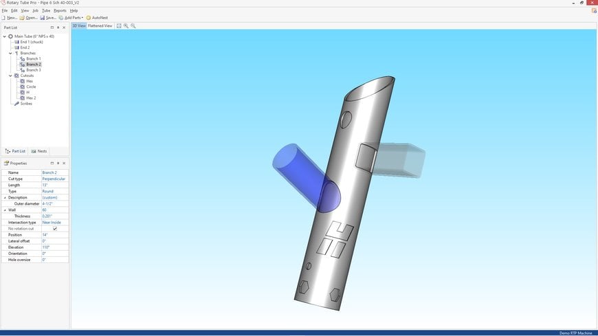 Hypertherm announces release of Rotary Tube Pro 3, a major version update of its tube and pipe cutting software